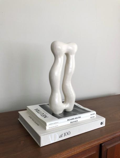 Tall Curvy Ceramic Sculpture picture