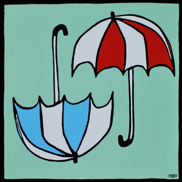 Umbrellas Two Ways