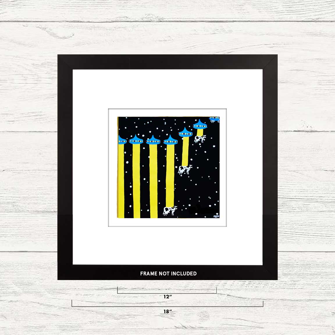 Abduction - 18" x 18" SIGNED Print picture