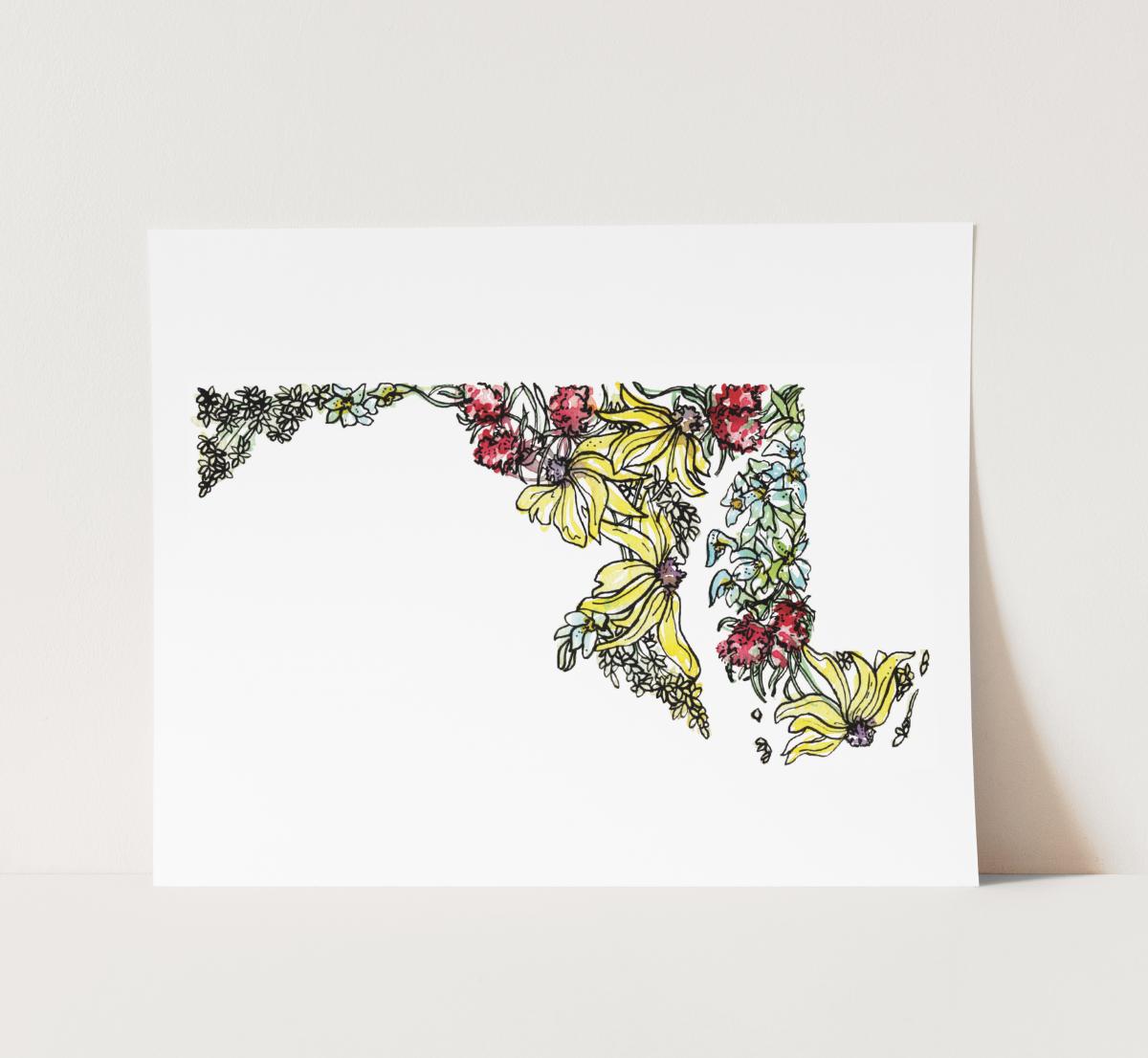 Maryland Wild // 8” x 10” Print picture