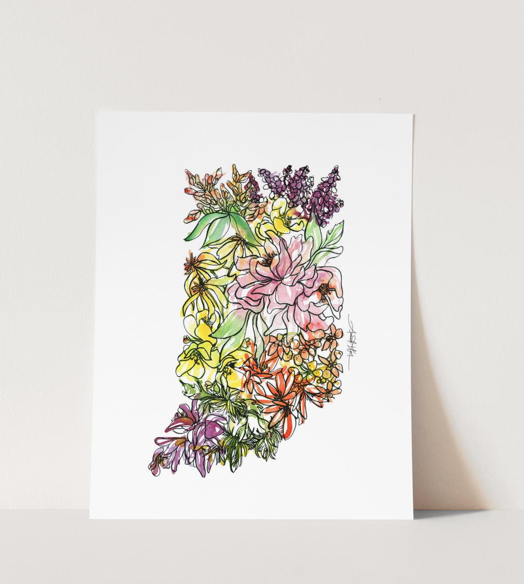 Indiana Wild // 11" x 14" Print picture