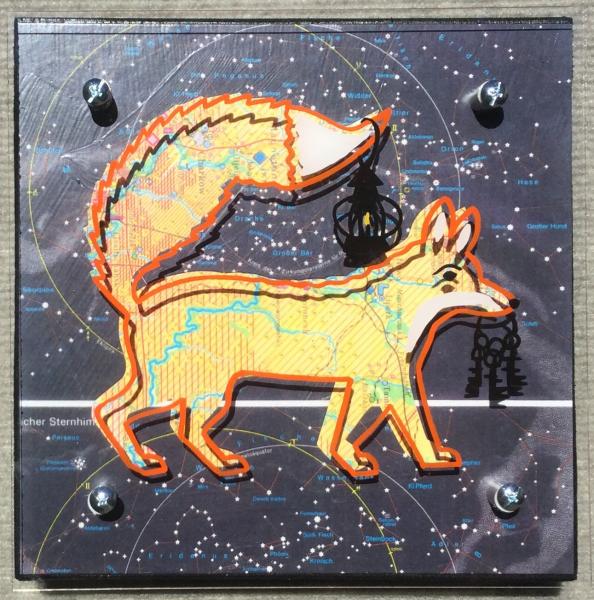 🦊 Fox- Plexiglass Painting picture