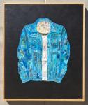 Blue Jean Jacket Collage