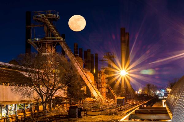 Super Moon Over Sloss