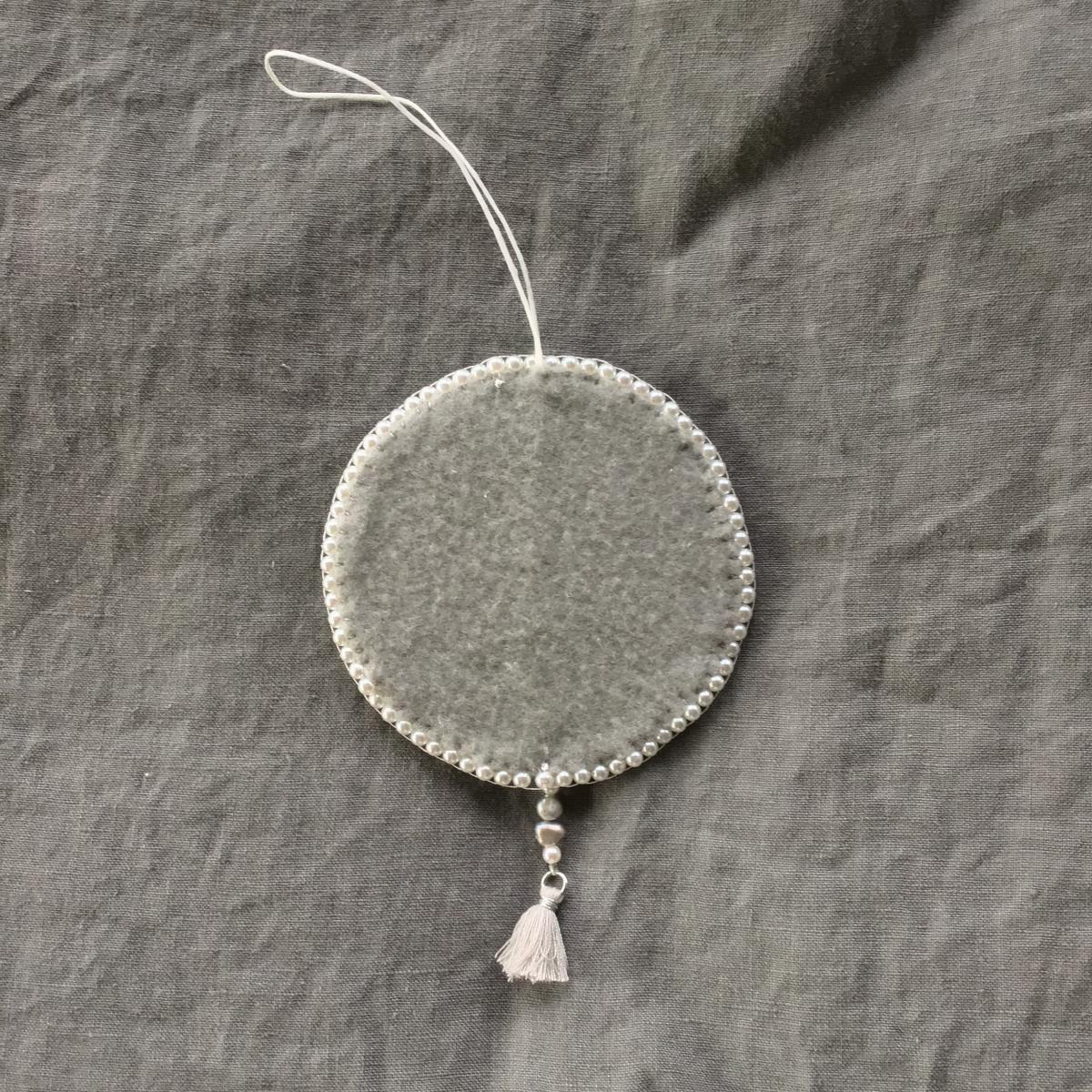 Tangled Hair Silver Ornament picture