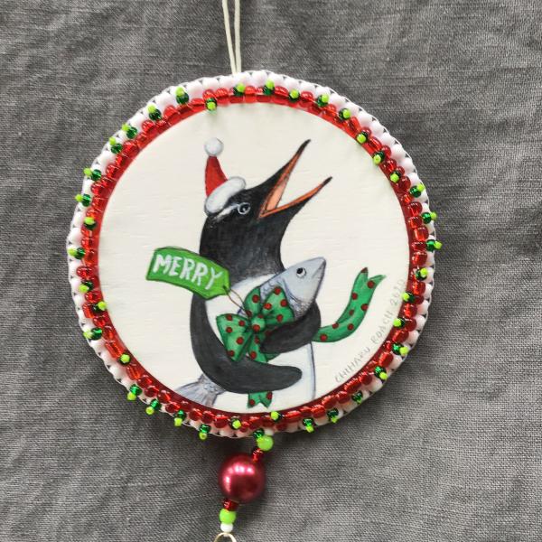 Penguin Merry Ornament picture