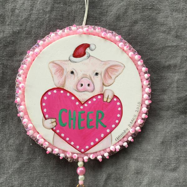 Pink Pig Ornament picture