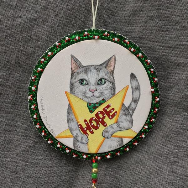 Cat and Star Ornament picture