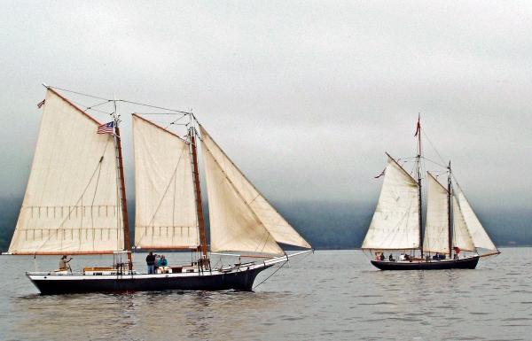 Schooners In Camden Bay