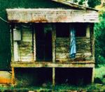 Porch With Blue Dress