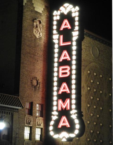 Alabama Theater Side Sign picture