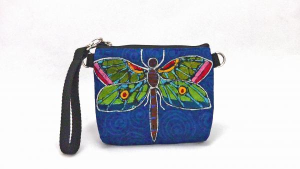 Dragonfly Blue clutch