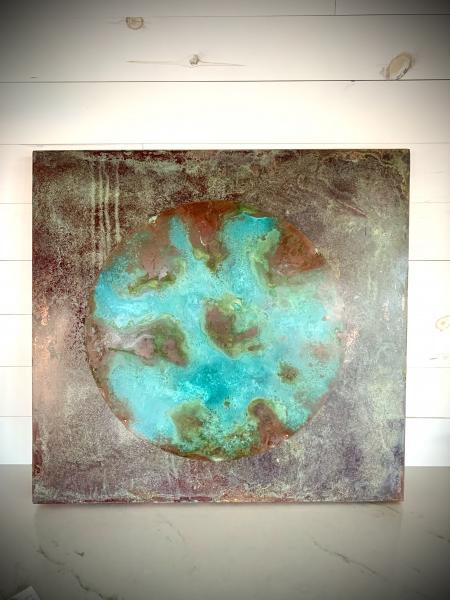 Fabricate Copper Panel w Patina picture