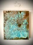 Copper Hanging Panel w Patina