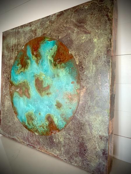 Fabricate Copper Panel w Patina picture