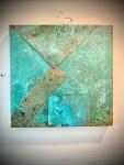 Fabricated Copper Panel w Patina