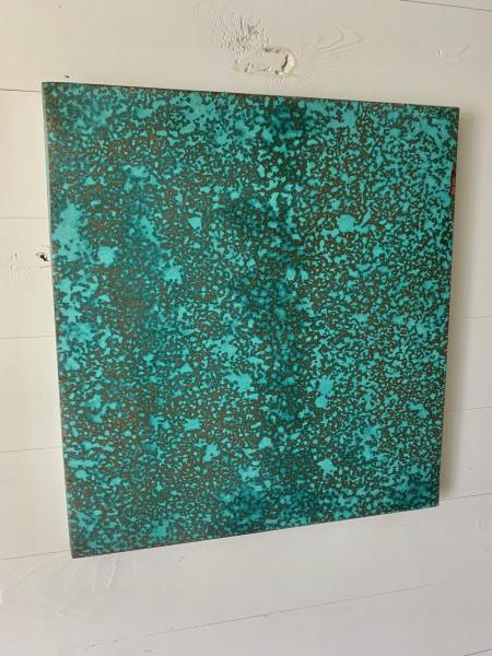 Copper Hanging Panel w Patina