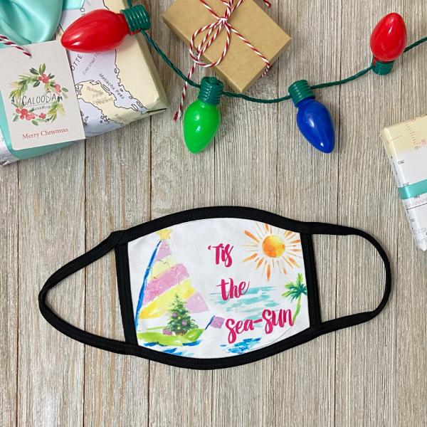 Holiday Fashion Fabric Face Mask picture