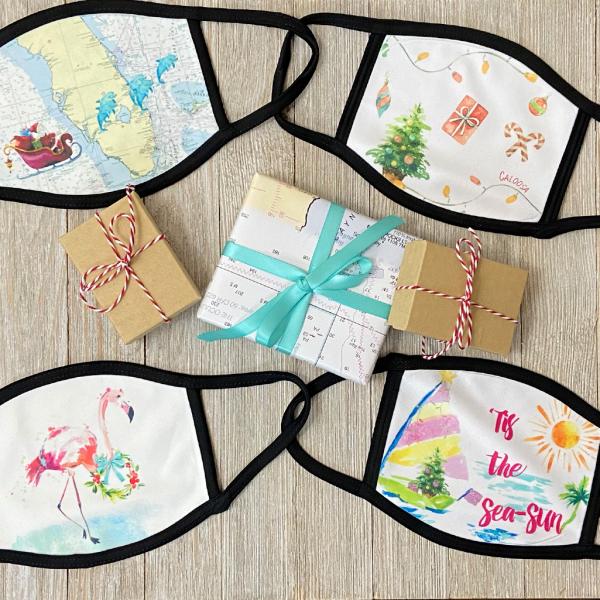 Holiday Fashion Fabric Face Mask picture