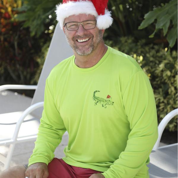 Christmas Alligator Ultra Comfort Shirt picture