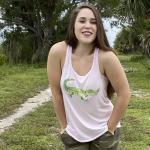 Preppy Alligator Racer Back Tank Top