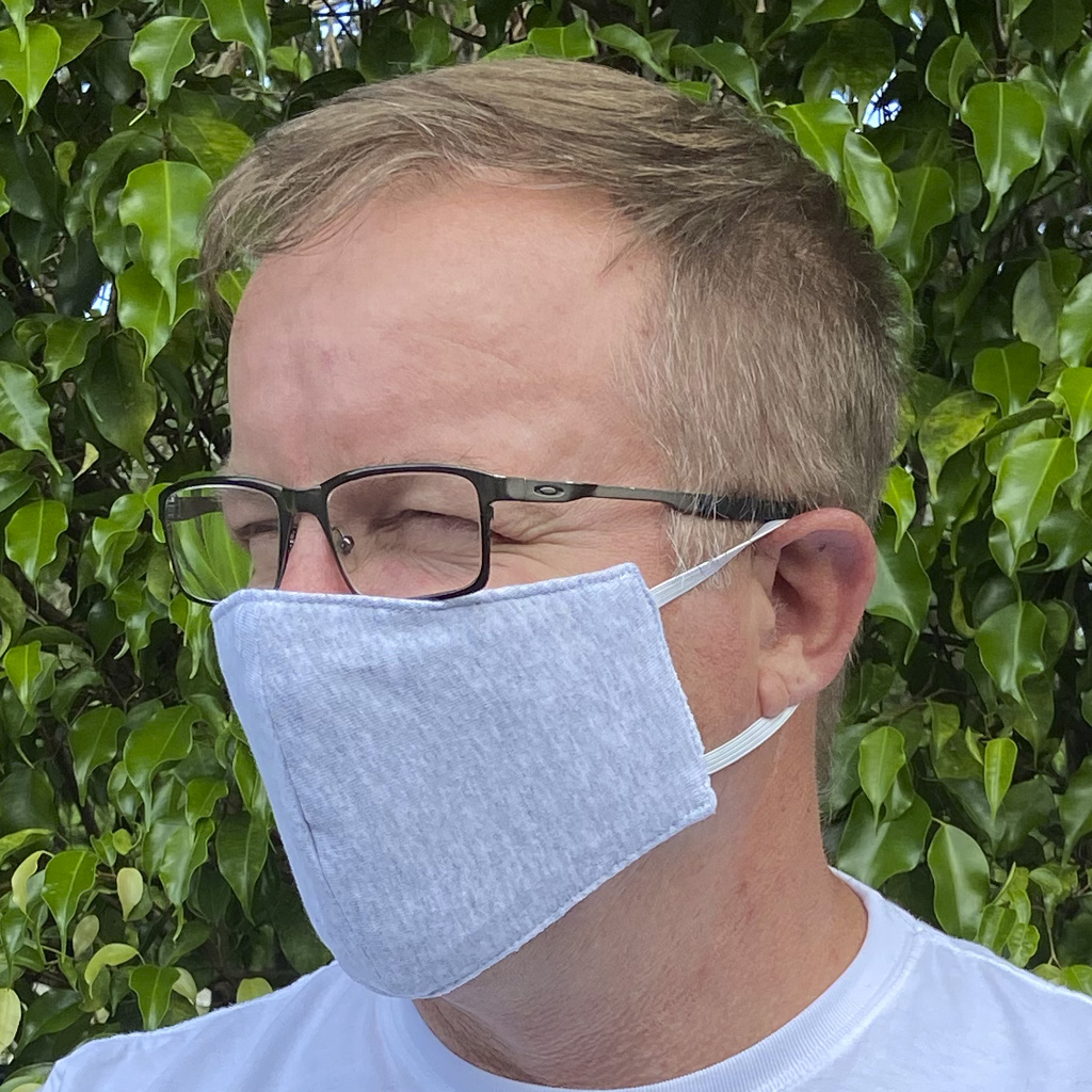 Premium Solid Fabric Face Mask picture