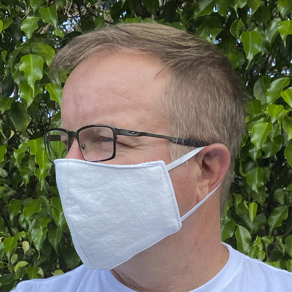 Premium Solid Fabric Face Mask picture