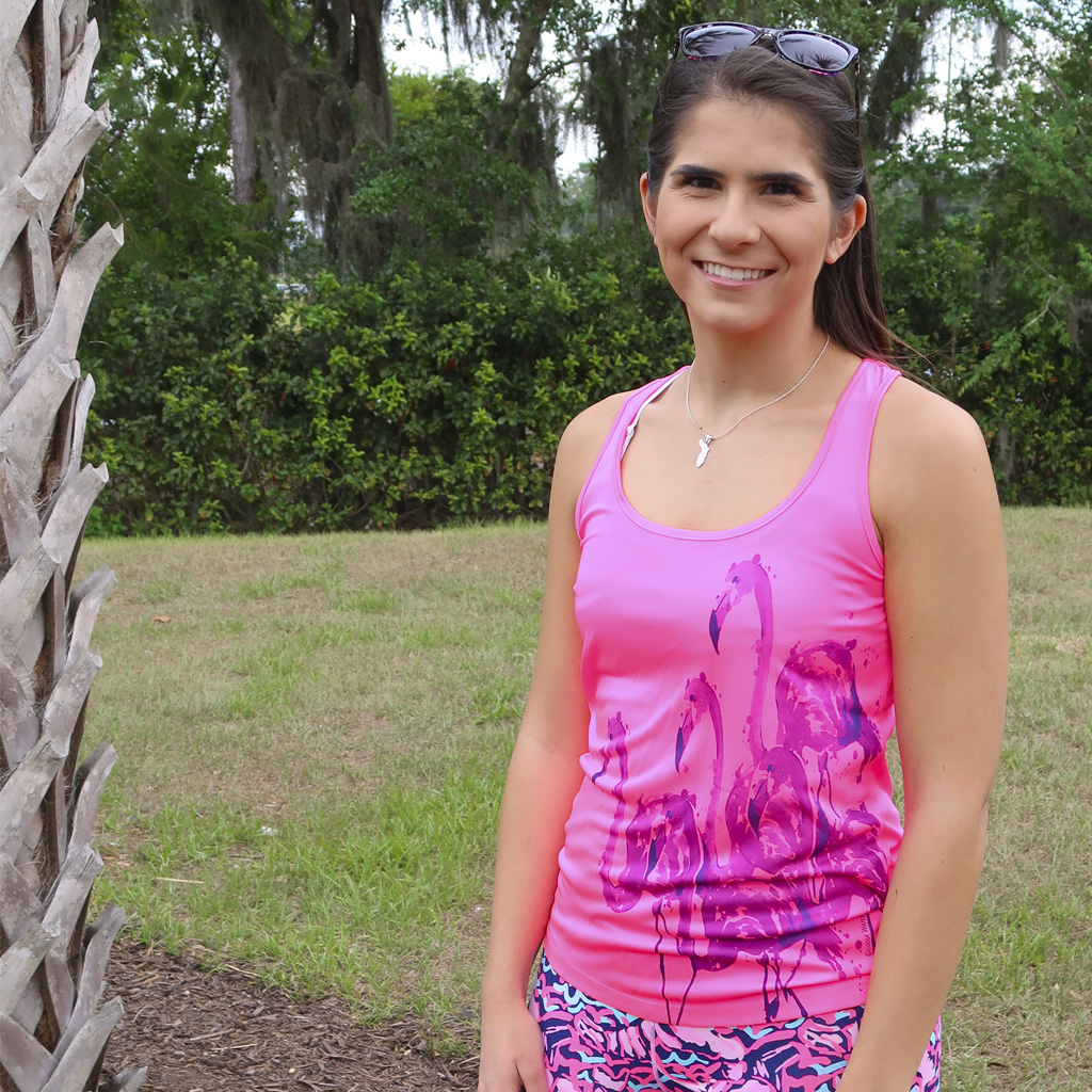 Hot Flock Flamingo Performance Tank Top picture