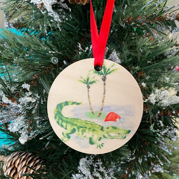 Wood Holiday Ornament picture