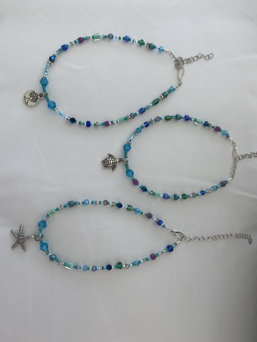 sealife adjustable anklets picture