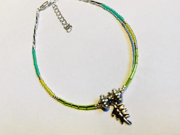 Summer leaves anklet