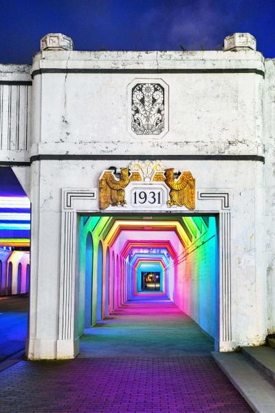Color Tunnel - 13 X 19 archival paper