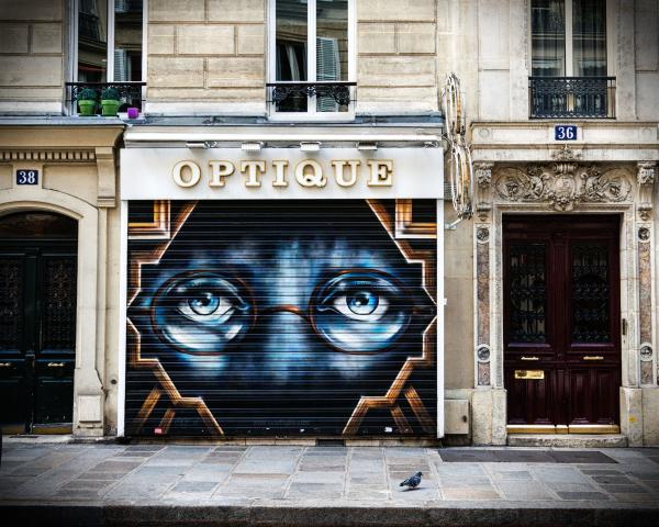 Canvas Photo - Optique, Paris  16 X 20