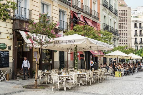 Cafe, Madrid, Spain - 8 1/2 X 11 print on archival paper picture