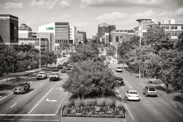 UAB, -  printed on 8 1/2 X 11 archival paper picture