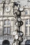 Arman's Station Clocks, Paris - 13 X 19 archival paper