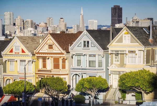 Painted Ladies, San Francisco - 8 1/2 X 11 print on archival paper picture