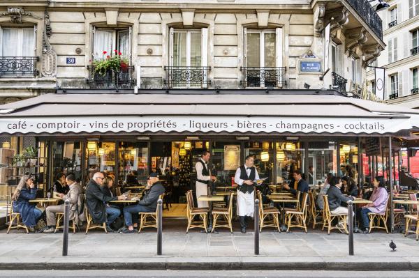 French Cafe Scene - 13 X 19 archival paper picture