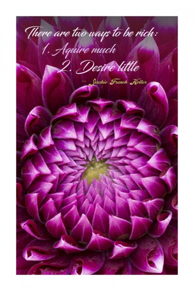 POSTER: "Dahlia Blossom" MW-2960 (Large)