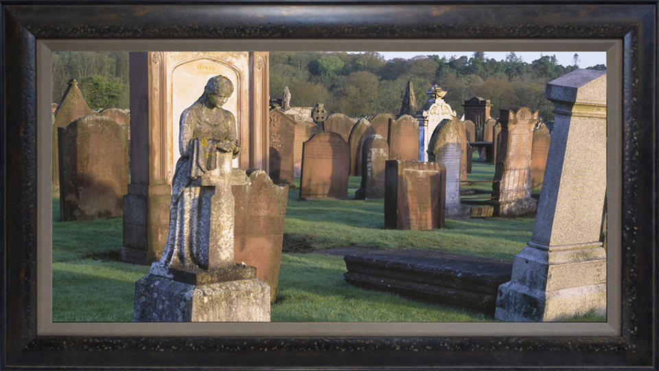 "Shepherdess", 15" x 30" framed photograph picture