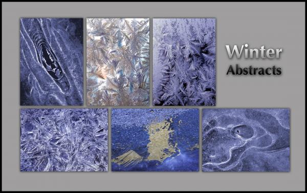 NOTECARDS: "Winter Abstracts" picture