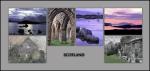 NOTECARDS: "Scotland", boxed set of 6 different notecards, each 5"x7" blank inside