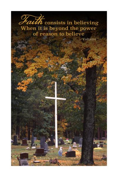 POSTER: "Faith" (Large)