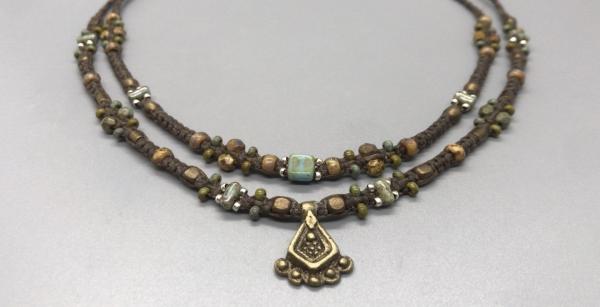 "Earthy Dressy" Indian Brass "Double" Chokers