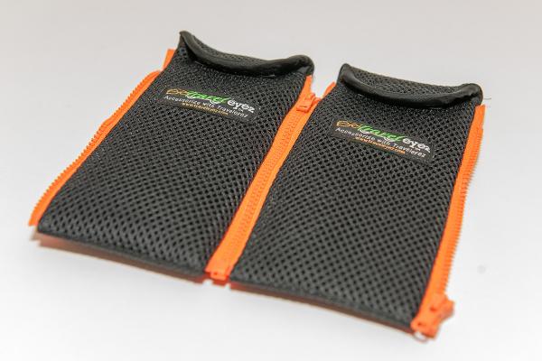 TravelEyez Mesh Case-Orange Zippers picture