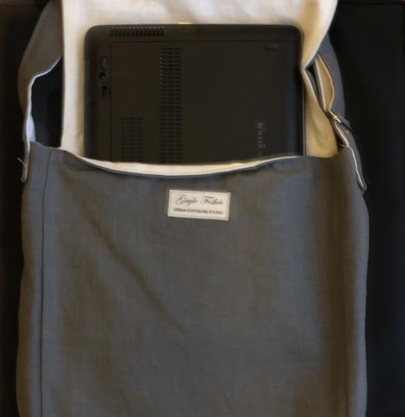 Wanderlust Linen Messenger Bag picture