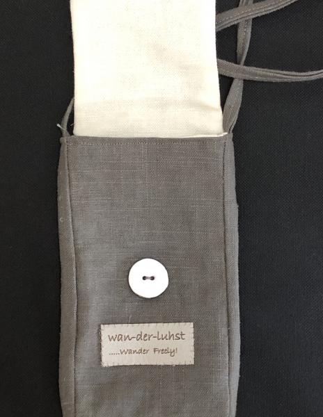 Wanderlust Brown Linen Phone bag picture