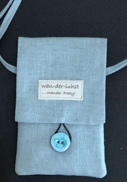 Wanderlust Linen Phone bag picture