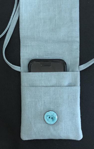 Wanderlust Linen Phone bag picture