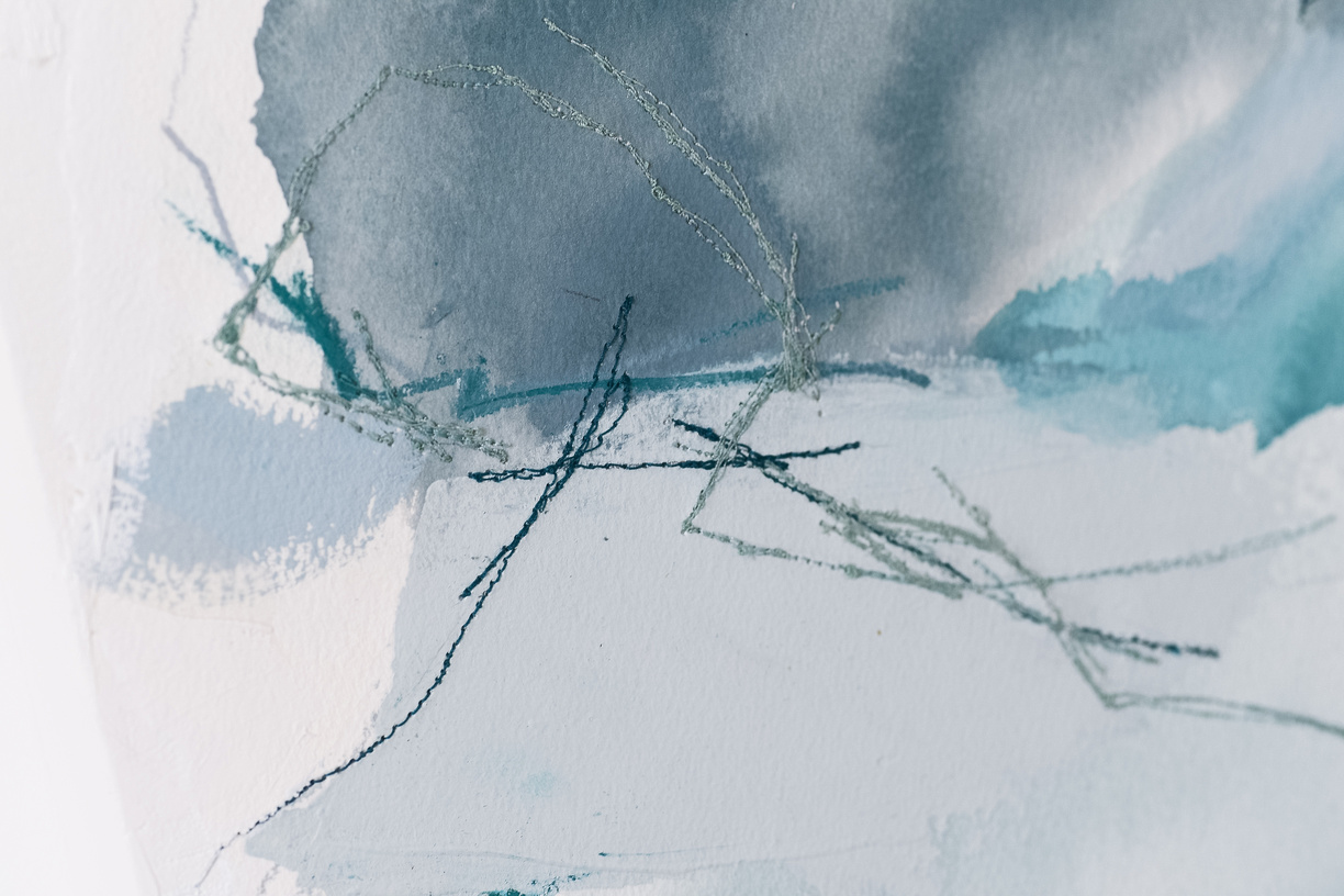 "Ascending" Abstract Painting 18" X 24" picture